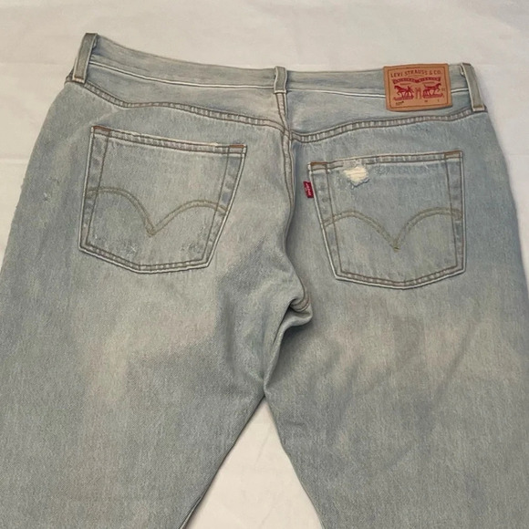 👖 Levi’s Distressed Blue Jeans -  Size 31W 👖 - Picture 7 of 16